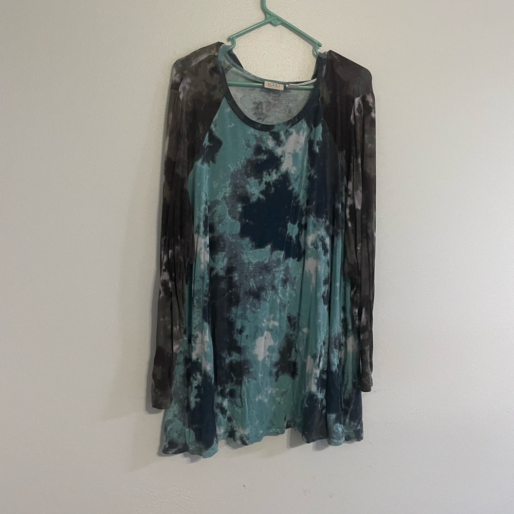Logo 3x Tie Dye top